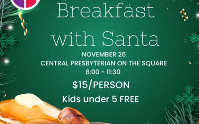 Breakfast with Santa Nov 26 at Central on the Square